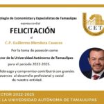 Felicitación al C.P. Guillermo Mendoza Cavazos