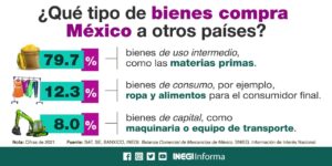 Infografía: Importaciones en México 2021