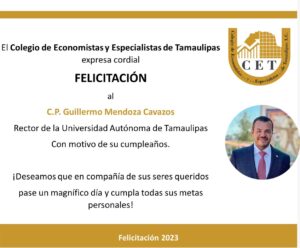 Felicidades al Rector de la UAT